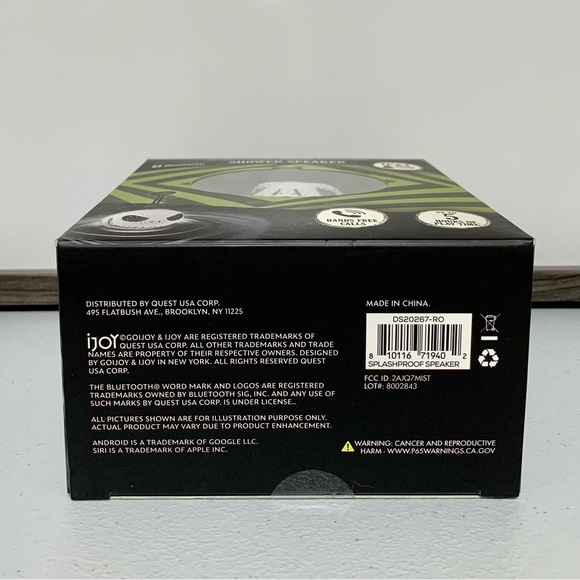 Disney Tim Burton’s The Nightmare Before Christmas Shower Speaker-New in Box - Picture 8 of 10